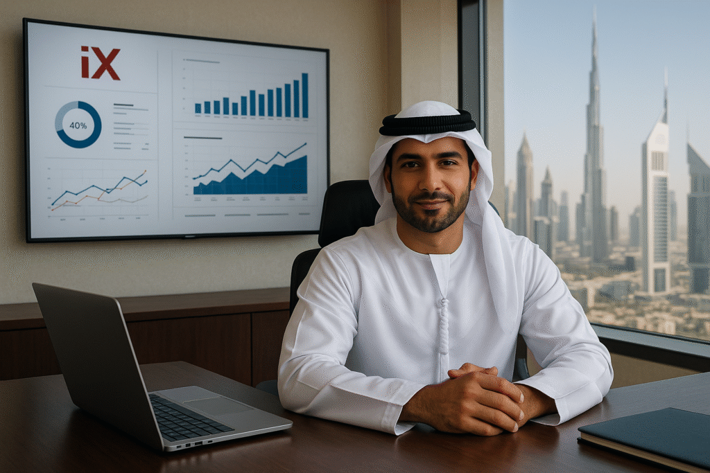 GCC CEO with iX Dashboard